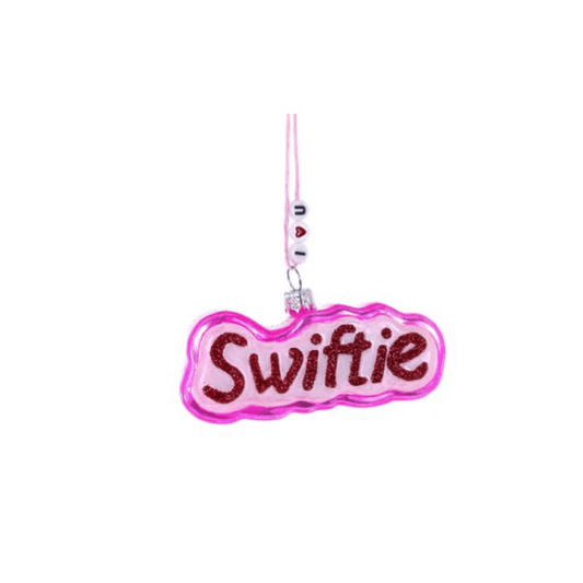 Swiftie Glass Ornament