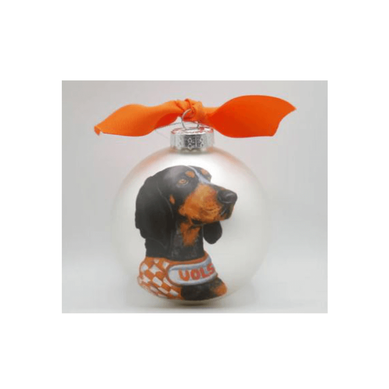 Tennessee Mascot Glass Ball Ornament