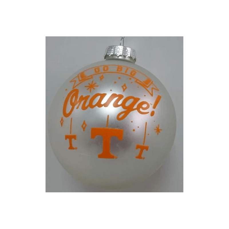 Tennessee Mascot Glass Ball Ornament