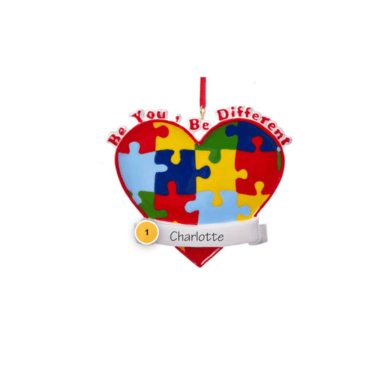 Autism Awareness Personalized Ornament