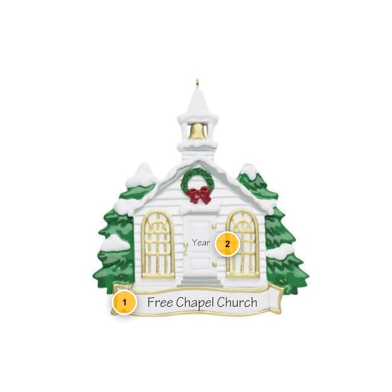 Church Personalized Ornament