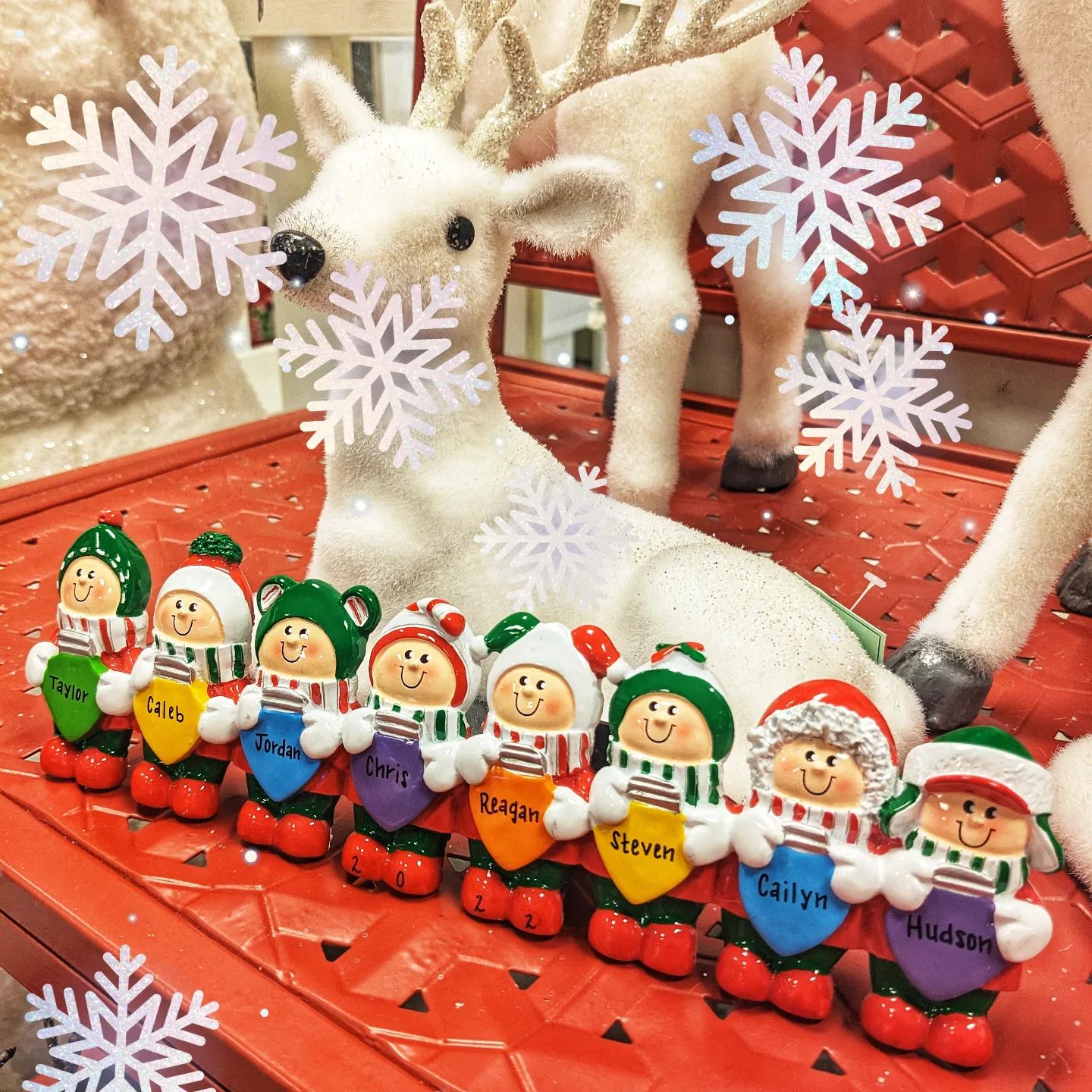 We're Expecting Family of 5 Personalized Ornament – Ornament Workshop