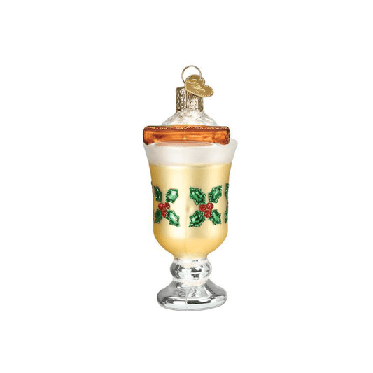 Eggnog Glass Ornament