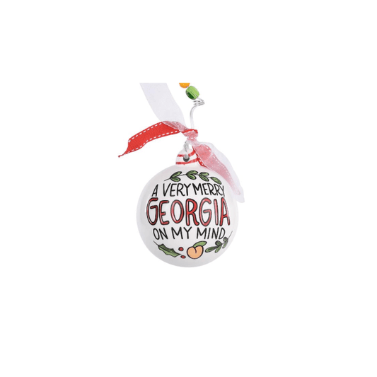 A Very Merry Georgia Ball Ornament