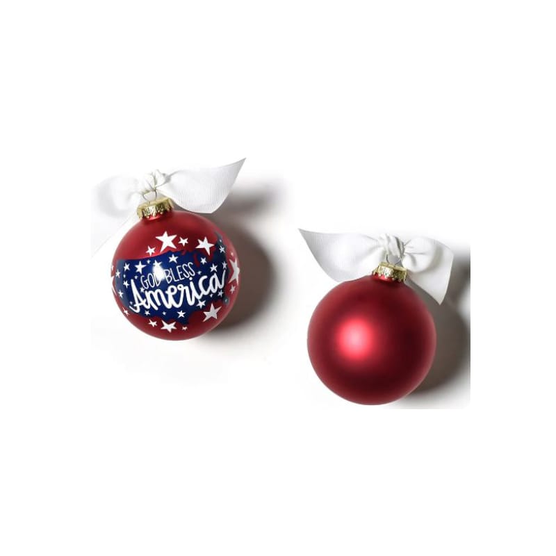 God Bless America Ball Ornament