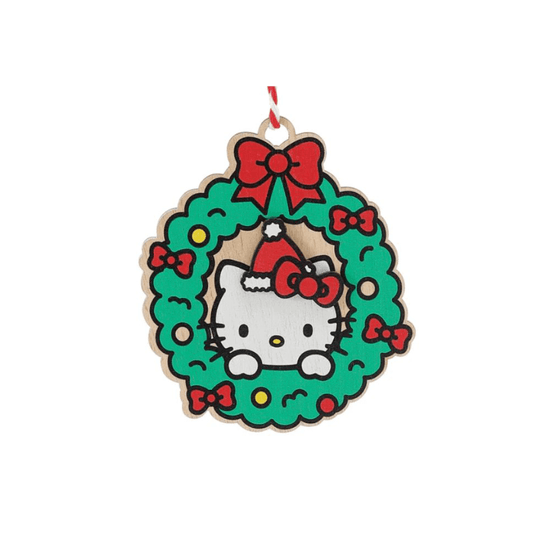 Hello Kitty Wreath Ornament