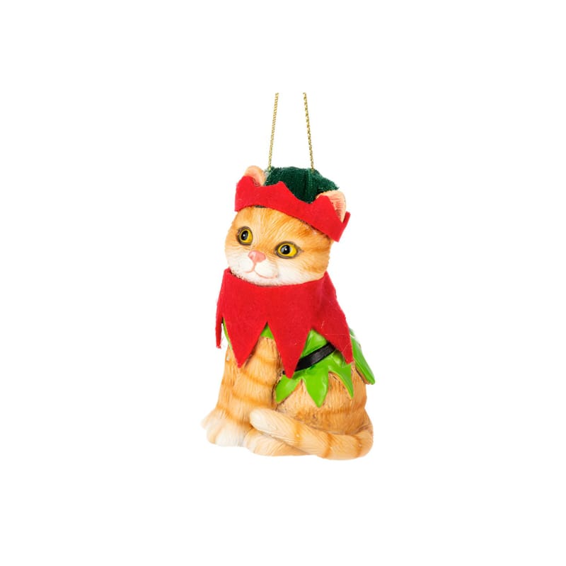 Elf Cat Ornament