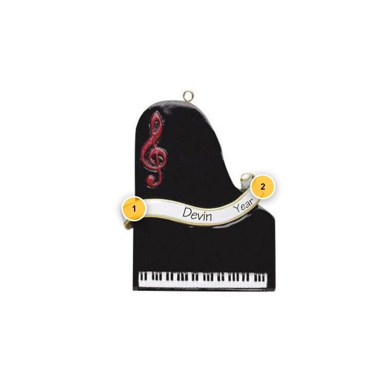 Piano Personalized Ornament