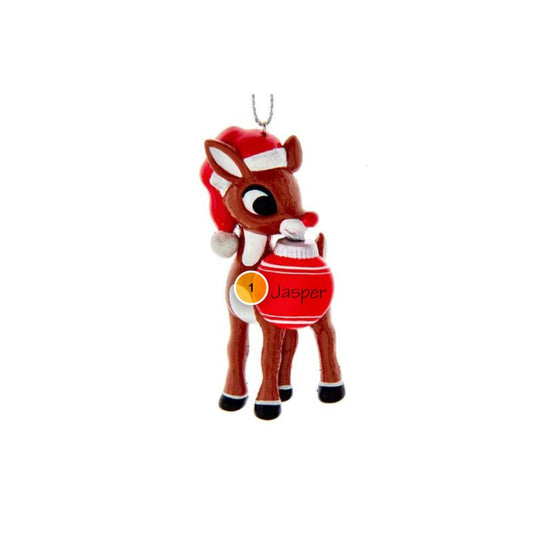 Rudolph The Red Nose Reindeer® Personalized Ornament