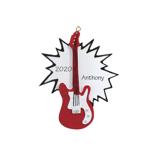 Electric Guitar Personalized Ornament
