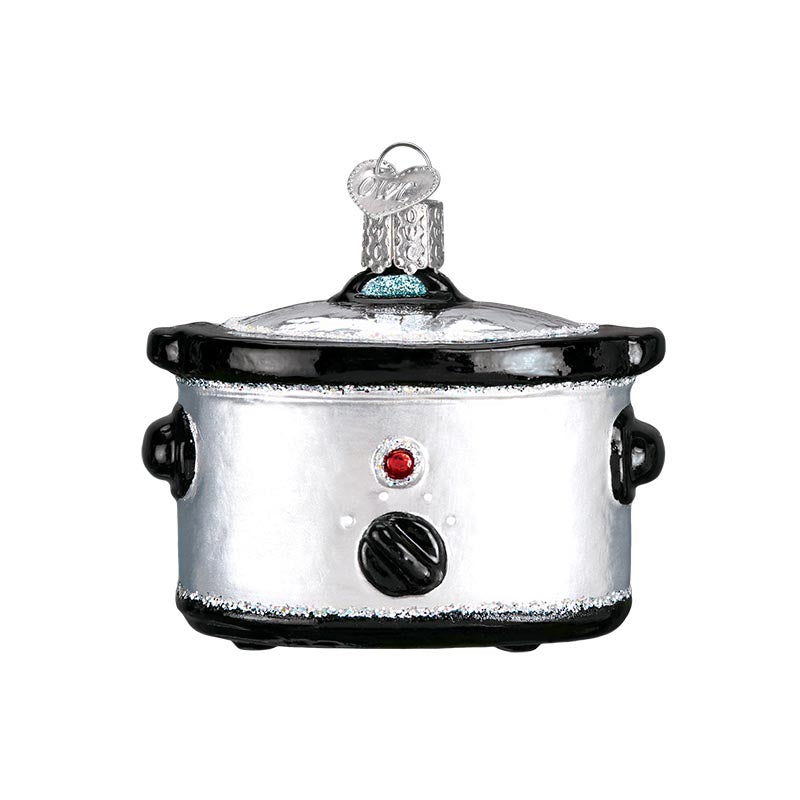 Slow Cooker Glass Ornament