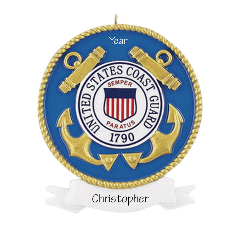 Coast Guard Personalized Ornament