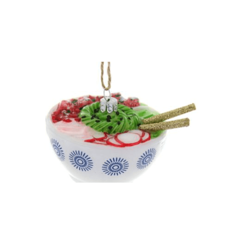 Pokè Bowl Glass Ornament