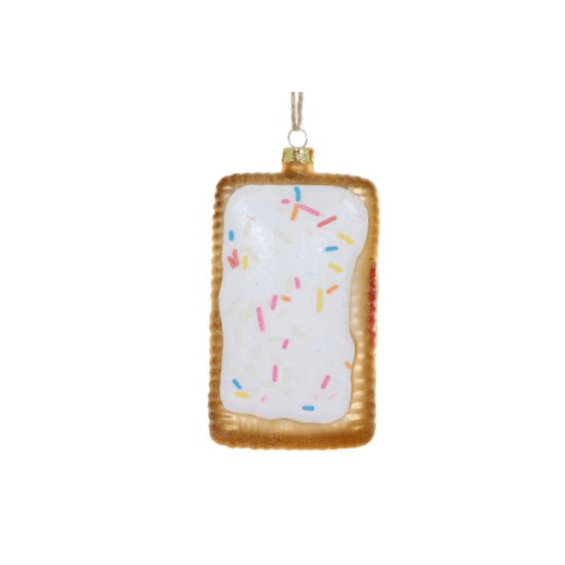 Poptart Glass Ornament