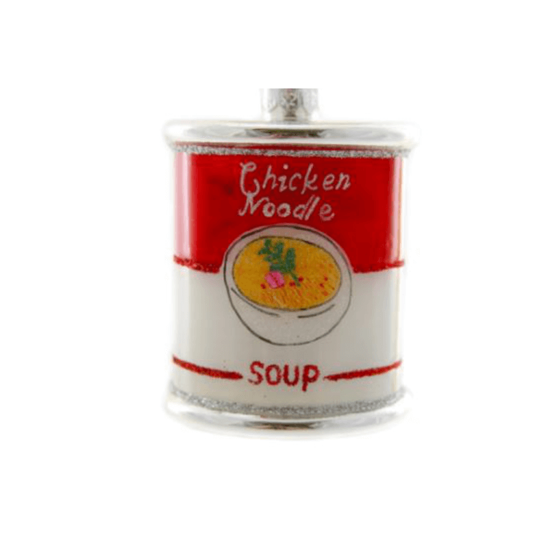 Chicken Soup Glass Ornament