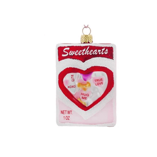 Sweethearts Glass Ornament
